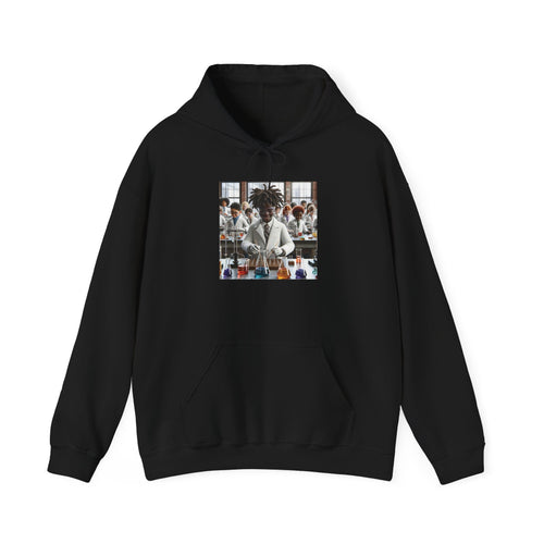 Unisex Heavy Blend Hooded Sweatshirt with Science Experiment Design