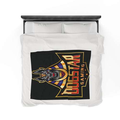 DogStar Gaming Grey Anubis Velveteen Plush Blanket