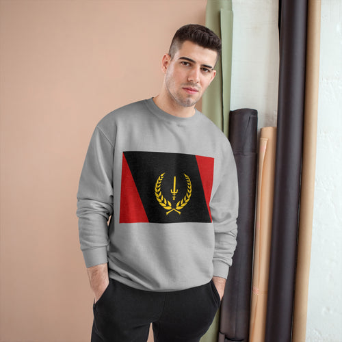 Champion Eco Crewneck Sweatshirt with African American Heritage Flag