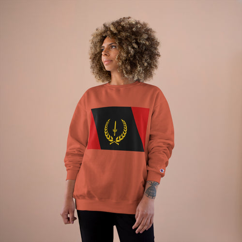 Champion Eco Crewneck Sweatshirt with African American Heritage Flag