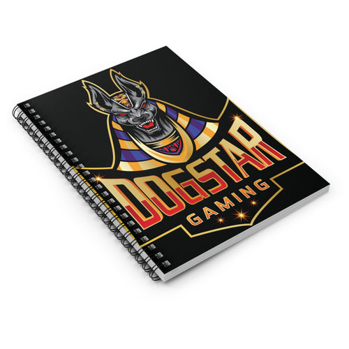 DogStar Gaming Grey Anubis Spiral Notebook - Ruled Line