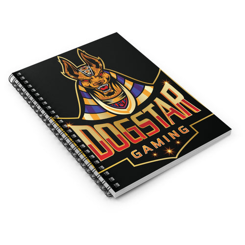 DogStar Gaming Golden Anubis Spiral Notebook - Ruled Line