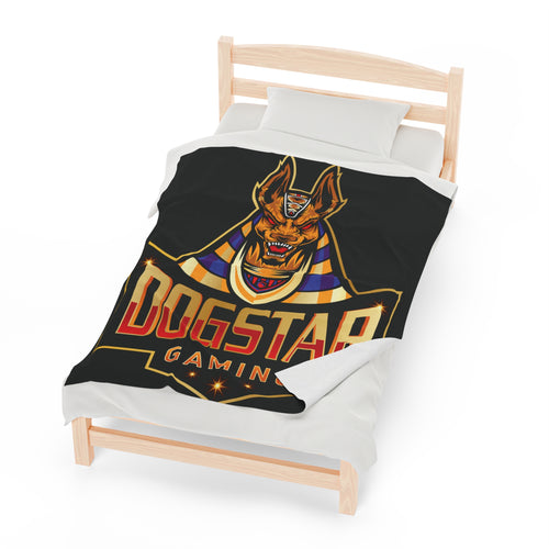 Dogstar Gaming Golden Anubis Velveteen Plush Blanket