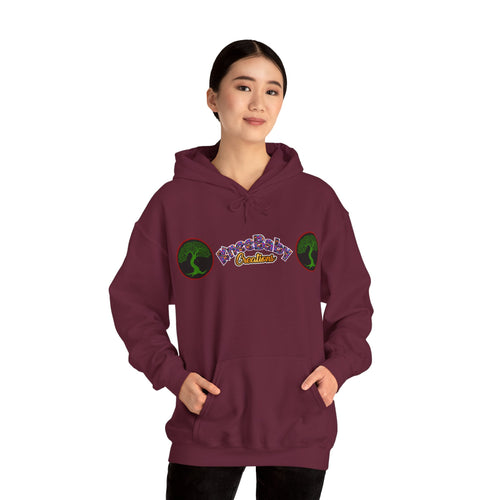 Unisex Heavy Blend Hoodie with KneeBaby Creations Logo