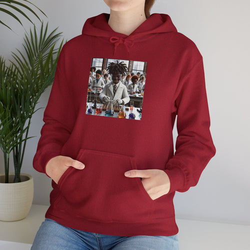 Unisex Heavy Blend Hooded Sweatshirt with Science Experiment Design