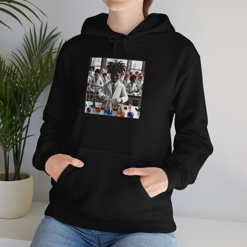 Unisex Heavy Blend Hooded Sweatshirt with Science Experiment Design