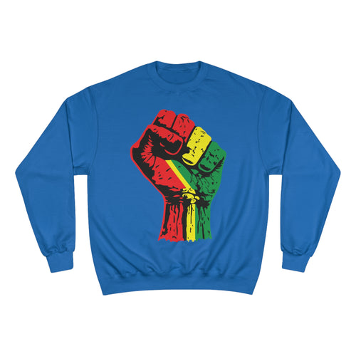 Champion Eco Crewneck Sweatshirt with Black Power Fist