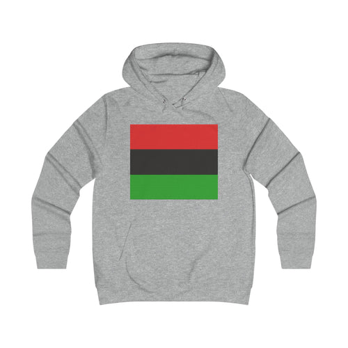 Pan African Flag Girlie College Hoodie