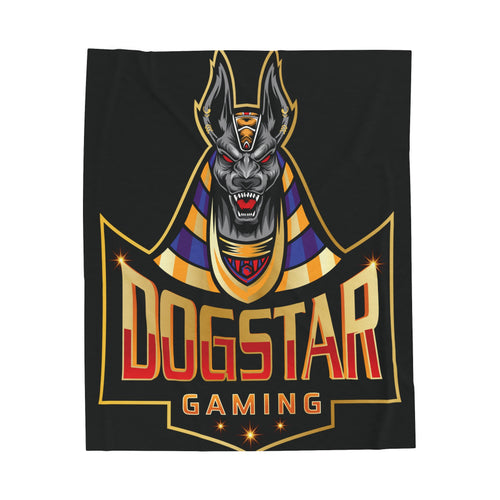 DogStar Gaming Grey Anubis Velveteen Plush Blanket