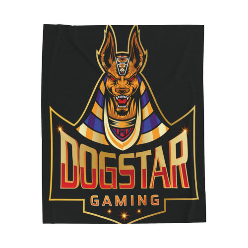 Dogstar Gaming Golden Anubis Velveteen Plush Blanket