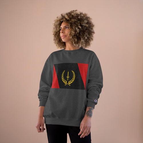 Champion Eco Crewneck Sweatshirt with African American Heritage Flag