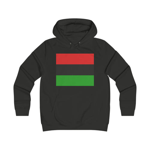 Pan African Flag Girlie College Hoodie