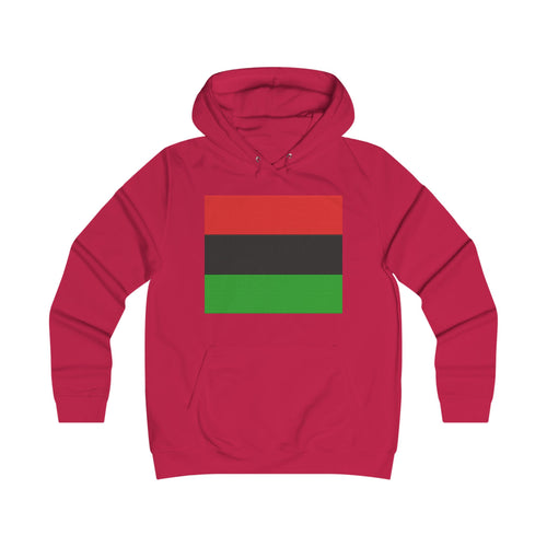 Pan African Flag Girlie College Hoodie