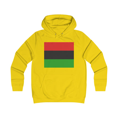 Pan African Flag Girlie College Hoodie