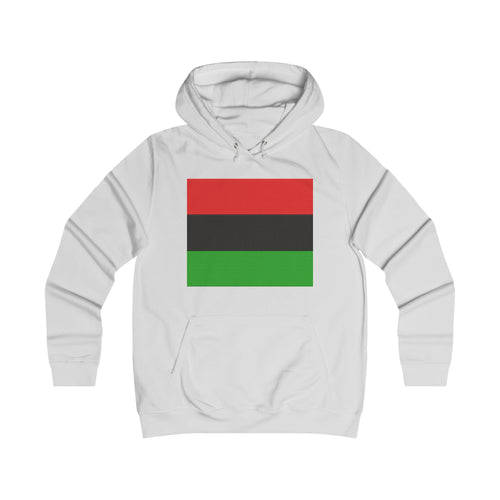 Pan African Flag Girlie College Hoodie