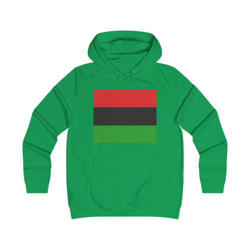 Pan African Flag Girlie College Hoodie