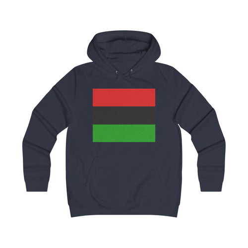 Pan African Flag Girlie College Hoodie