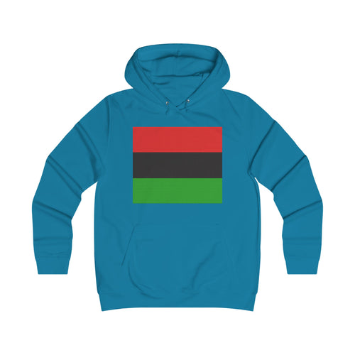 Pan African Flag Girlie College Hoodie