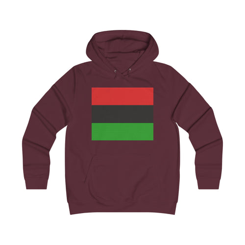 Pan African Flag Girlie College Hoodie