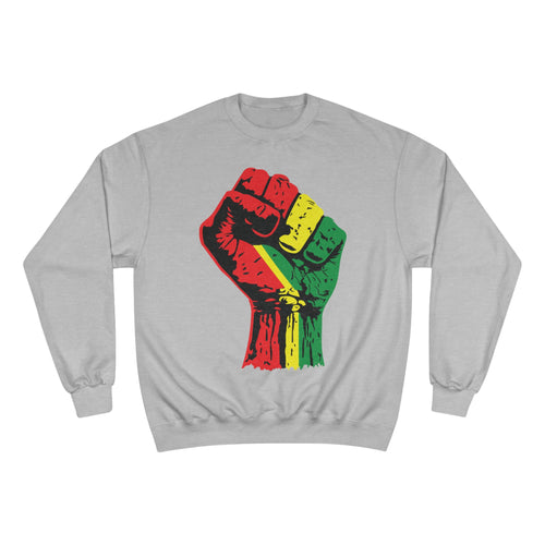 Champion Eco Crewneck Sweatshirt with Black Power Fist