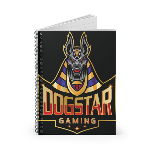 DogStar Gaming Grey Anubis Spiral Notebook - Ruled Line