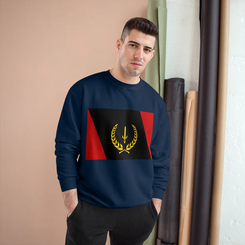 Champion Eco Crewneck Sweatshirt with African American Heritage Flag