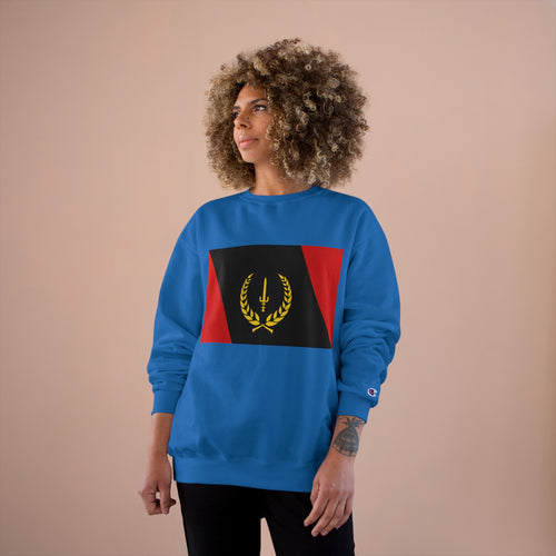 Champion Eco Crewneck Sweatshirt with African American Heritage Flag