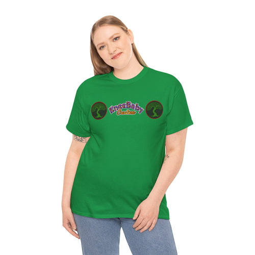 Unisex Heavy Cotton Tee with KneeBaby Creations Logo