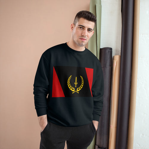 Champion Eco Crewneck Sweatshirt with African American Heritage Flag