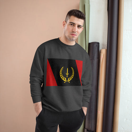 Champion Eco Crewneck Sweatshirt with African American Heritage Flag