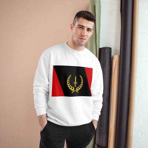 Champion Eco Crewneck Sweatshirt with African American Heritage Flag