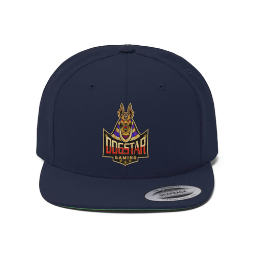 DogStar Gaming Golden Anubis Unisex Flat Bill Hat