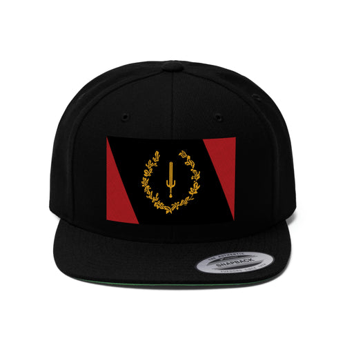 Black Heritage Flag Unisex Flat Bill Hat