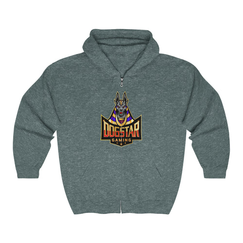 DogStar Gaming Grey Anubis Unisex Heavy Blend™  Full Zip Hooded Sweatshirt