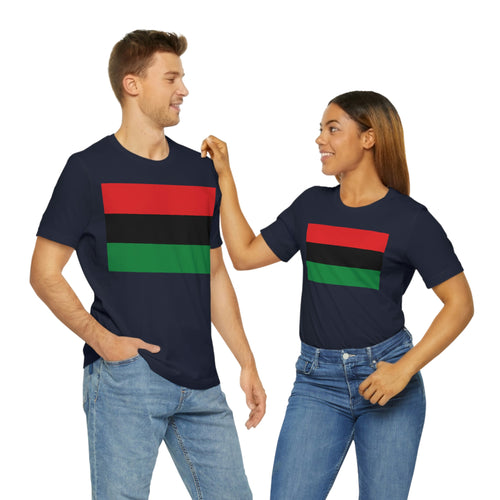 Pan African Flag Unisex Jersey Short Sleeve Tee