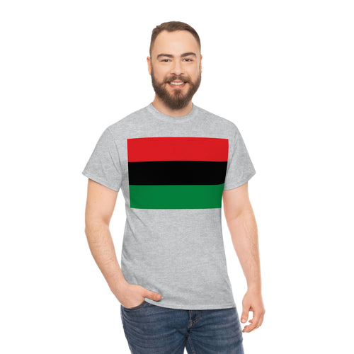 Pan African Flag Unisex Heavy Cotton Tee