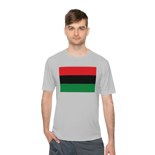 Pan African Flag Unisex Moisture Wicking Tee