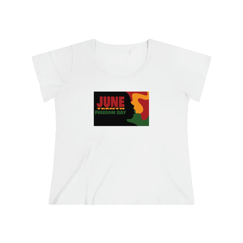 JuneTeenth Women's Curvy Tee