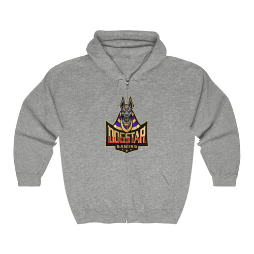 DogStar Gaming Grey Anubis Unisex Heavy Blend™  Full Zip Hooded Sweatshirt