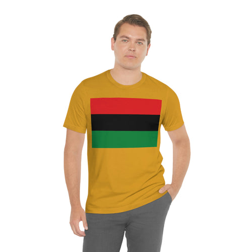 Pan African Flag Unisex Jersey Short Sleeve Tee