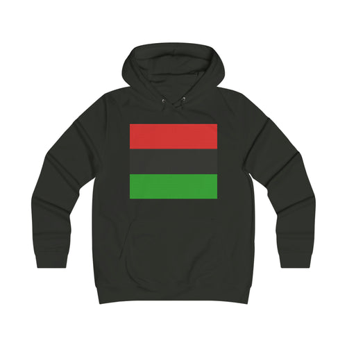 Pan African Flag Girlie College Hoodie