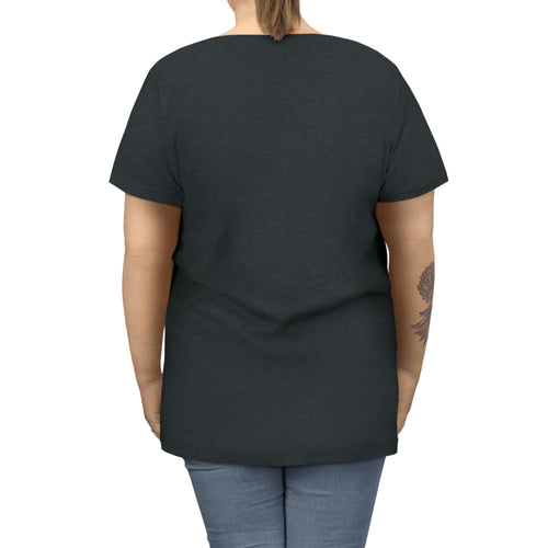 Black Power Fist Women's Curvy Tee