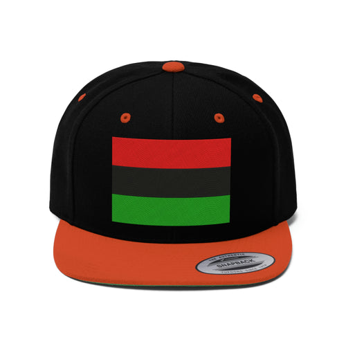 Pan African Flag Unisex Flat Bill Hat