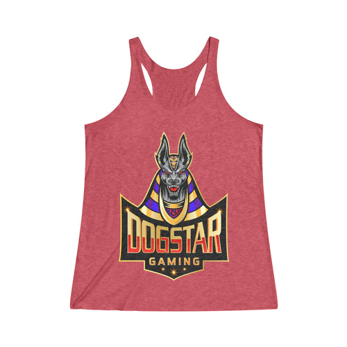 DogStar Gaming Grey Anubis Women's Tri-Blend Racerback Tank