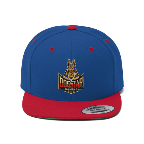 DogStar Gaming Golden Anubis Unisex Flat Bill Hat