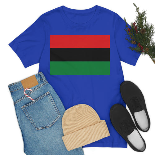 Pan African Flag Unisex Jersey Short Sleeve Tee