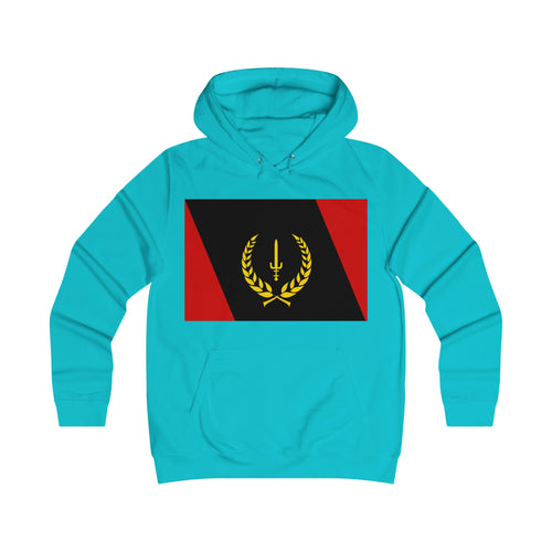 Black Heritage Flag Girlie College Hoodie