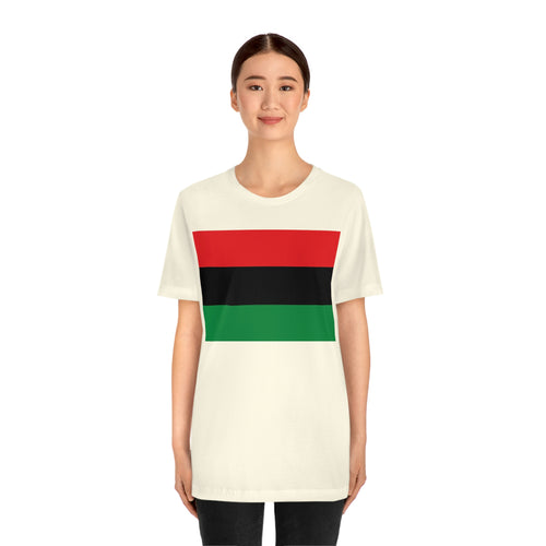 Pan African Flag Unisex Jersey Short Sleeve Tee