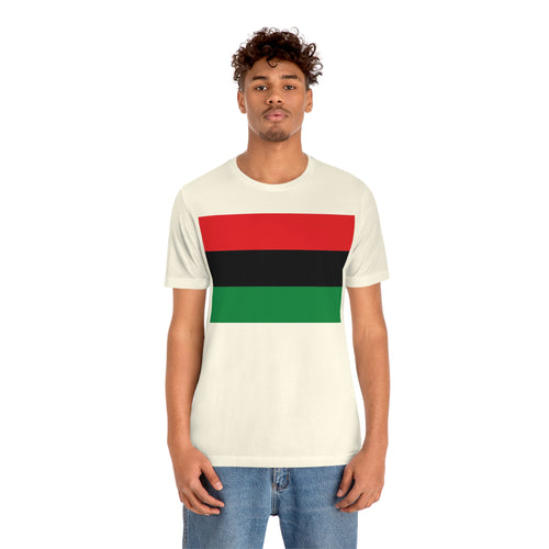 Pan African Flag Unisex Jersey Short Sleeve Tee