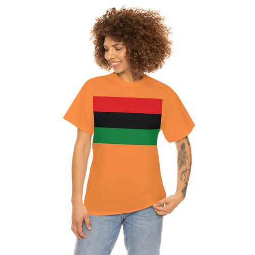 Pan African Flag Unisex Heavy Cotton Tee